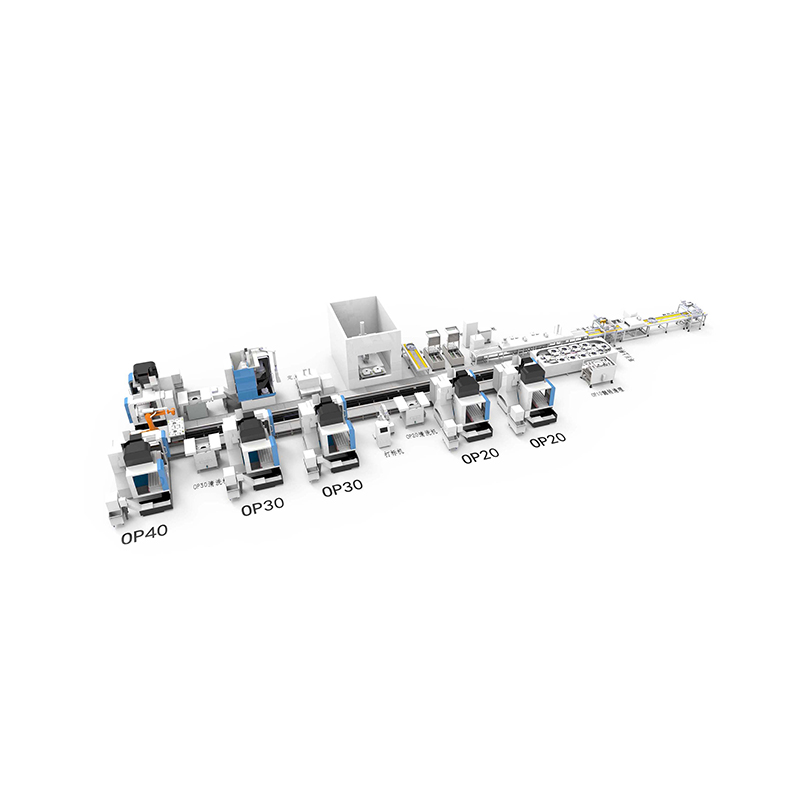 How does the shell and plate processing automatic line solution achieve optimization in terms of processing accuracy?